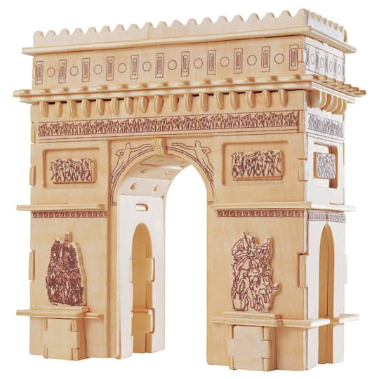 Arch De Triomphe Wooden 135 Piece 3D Puzzle